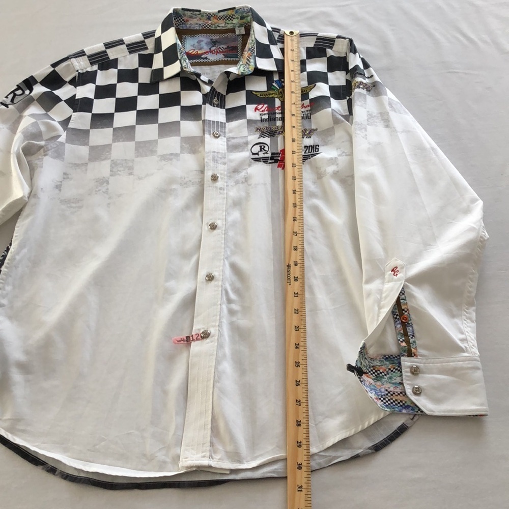 Robert Graham Indianapolis speedway men’s Button up. Very rare Limited edition. - Picture 10 of 17